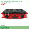 Hộp đồ nghề gia đình Milwaukee 8424 là dòng sản phẩm đựng đồ nghề cao cấp sử dụng để đựng các thiết bị gia đình như: máy khoan mini, máy bắt vít, ốc, bu lông,... Đây là sản phẩm được ưa chuộng, đánh giá cao vì tính tiện dụng giúp bảo , thiết bị.