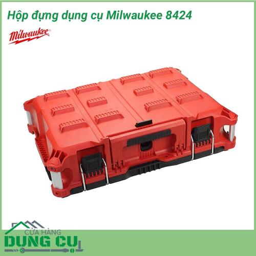 Hộp đồ nghề gia đình Milwaukee 8424 là dòng sản phẩm đựng đồ nghề cao cấp sử dụng để đựng các thiết bị gia đình như: máy khoan mini, máy bắt vít, ốc, bu lông,... Đây là sản phẩm được ưa chuộng, đánh giá cao vì tính tiện dụng giúp bảo , thiết bị.