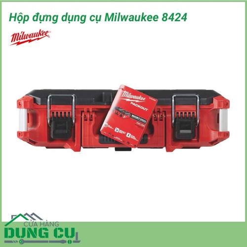 Hộp đồ nghề gia đình Milwaukee 8424 là dòng sản phẩm đựng đồ nghề cao cấp sử dụng để đựng các thiết bị gia đình như: máy khoan mini, máy bắt vít, ốc, bu lông,... Đây là sản phẩm được ưa chuộng, đánh giá cao vì tính tiện dụng giúp bảo , thiết bị.