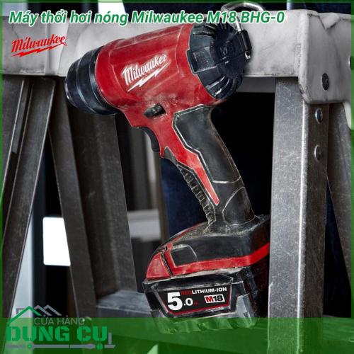 Máy thổi hơi nóng Milwaukee M18 BHG-0 là dòng máy thổi hơi nóng cầm tay nổi bật, được trang bị nhiều tính năng hiện đại và có công suất cực kì mạnh mẽ. Thiết bị được sử dụng trong các ngành sản xuất, điện tử, gia công kim loại,..