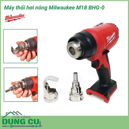 Máy thổi hơi nóng Milwaukee M18 BHG-0 là dòng máy thổi hơi nóng cầm tay nổi bật, được trang bị nhiều tính năng hiện đại và có công suất cực kì mạnh mẽ. Thiết bị được sử dụng trong các ngành sản xuất, điện tử, gia công kim loại,..