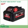 Pin Milwaukee 18V 8.0Ah - M18HB8 là dòng pin lithium HIGH OUTPUT có khả năng cung cấp năng lượng nhiều hơn 50% so với các dòng pin cùng loại trên thị trường. Pin lithium là loại pin được sử dụng phổ biến thông dụng trong các thiệt bị điện tử hiện nay. 