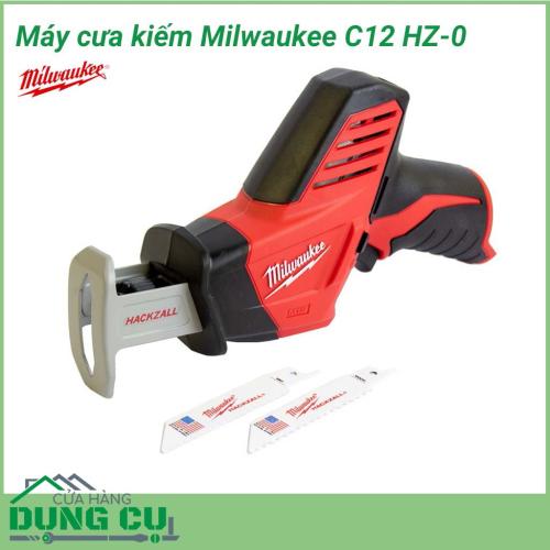 Máy cưa kiếm Milwaukee C12 HZ-0 đến từ thương hiệu Milwaukee, với công suất mạnh mẽ tương đương máy dùng điện, đáp ứng cho công việc cưa cắt trên những loại vật liệu có độ cứng lớn như gỗ hay kim loại...