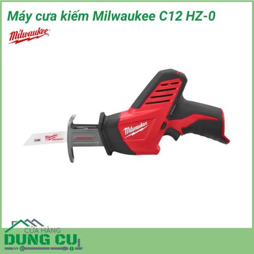 Máy cưa kiếm Milwaukee C12 HZ-0 đến từ thương hiệu Milwaukee, với công suất mạnh mẽ tương đương máy dùng điện, đáp ứng cho công việc cưa cắt trên những loại vật liệu có độ cứng lớn như gỗ hay kim loại...