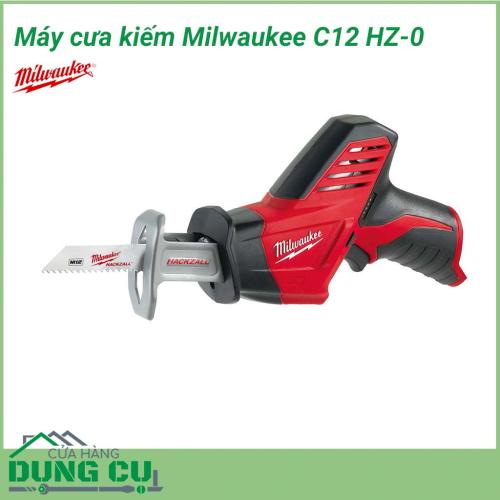 Máy cưa kiếm Milwaukee C12 HZ-0 đến từ thương hiệu Milwaukee, với công suất mạnh mẽ tương đương máy dùng điện, đáp ứng cho công việc cưa cắt trên những loại vật liệu có độ cứng lớn như gỗ hay kim loại...