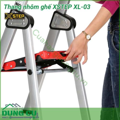 Thang nhôm ghế XSTEP XL-03 là dòng sản phẩm ngày càng phổ biến và được biết đến sử dụng bởi người tiêu dùng trong rất nhiều công việc khác nhau của gia đình.