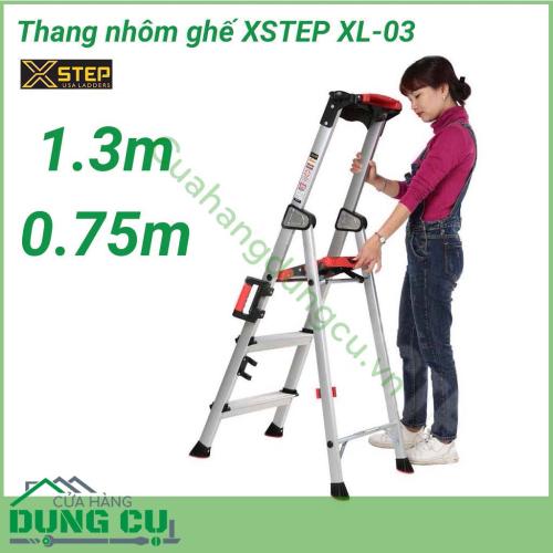 Thang nhôm ghế XSTEP XL-03 là dòng sản phẩm ngày càng phổ biến và được biết đến sử dụng bởi người tiêu dùng trong rất nhiều công việc khác nhau của gia đình.