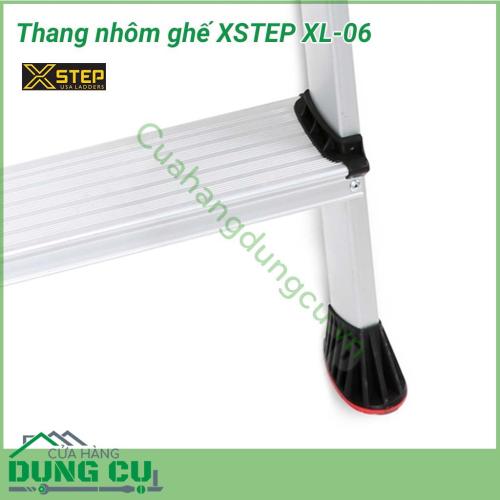 Thang nhôm ghế chữ A XSTEP XL-06 được thiết kế thông minh, giúp cho việc thi công trên cao được nhanh chóng và thuận tiện hơn rất nhiều so với các loại thang ghế thông thường khác