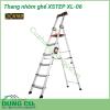 Thang nhôm ghế chữ A XSTEP XL-06 được thiết kế thông minh, giúp cho việc thi công trên cao được nhanh chóng và thuận tiện hơn rất nhiều so với các loại thang ghế thông thường khác