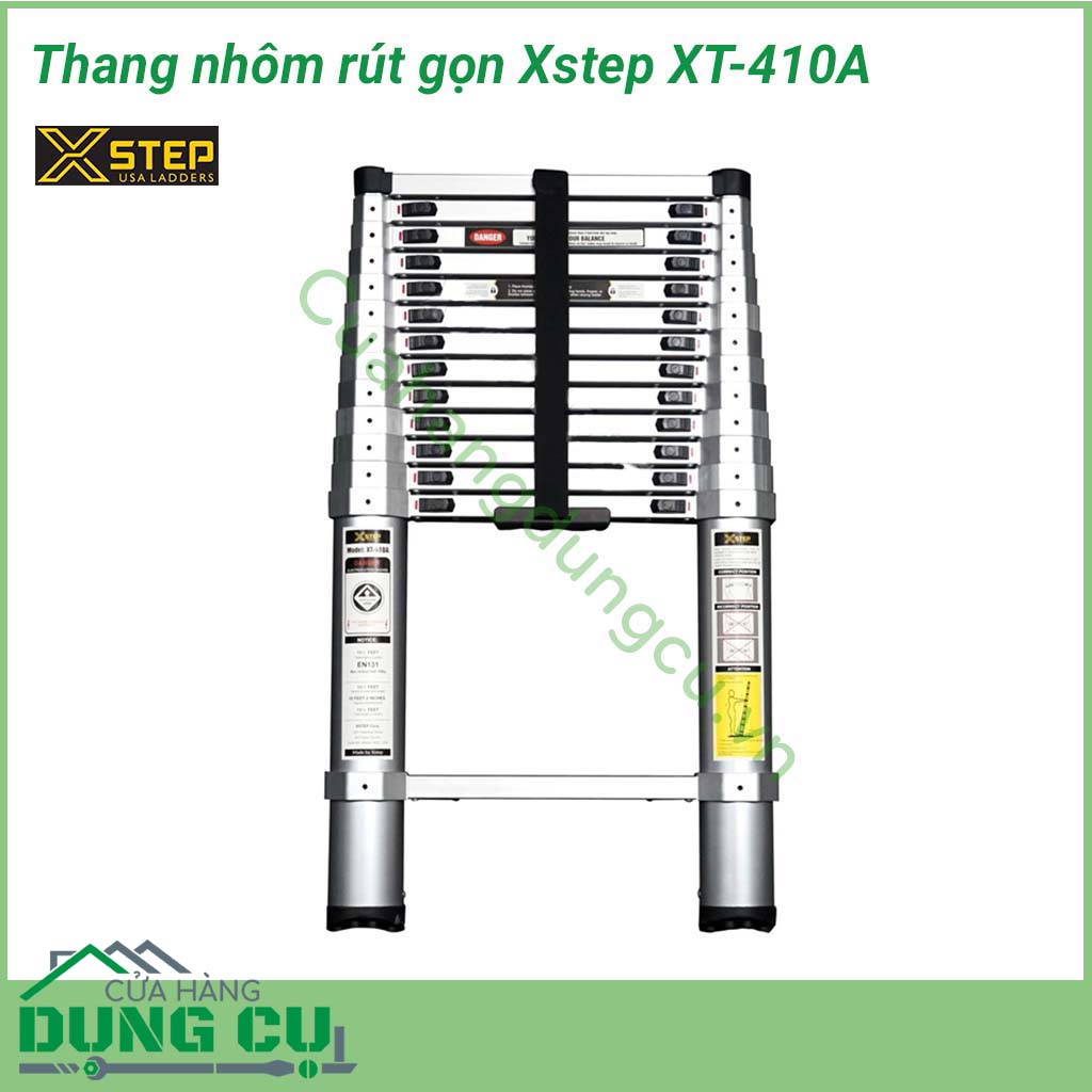 Thang nhôm rút đơn XSTEP XT-410A