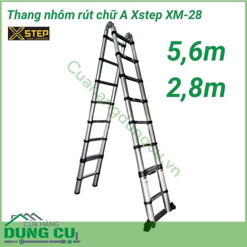 Thang nhôm rút chữ A Xstep XM-28 được sản xuất theo dây chuyền công nghệ hàng đầu của Mỹ, luôn đảm bào sự an toàn tối đa trong quá trình sử dụng để trèo cao. Một mẫu thang lý tưởng cho nhiều công việc khác nhau đảm bảo an toàn cho người sử dụng.