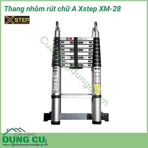 Thang nhôm rút chữ A Xstep XM-28 được sản xuất theo dây chuyền công nghệ hàng đầu của Mỹ, luôn đảm bào sự an toàn tối đa trong quá trình sử dụng để trèo cao. Một mẫu thang lý tưởng cho nhiều công việc khác nhau đảm bảo an toàn cho người sử dụng.