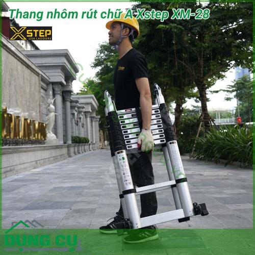 Thang nhôm rút chữ A Xstep XM-28 được sản xuất theo dây chuyền công nghệ hàng đầu của Mỹ, luôn đảm bào sự an toàn tối đa trong quá trình sử dụng để trèo cao. Một mẫu thang lý tưởng cho nhiều công việc khác nhau đảm bảo an toàn cho người sử dụng.