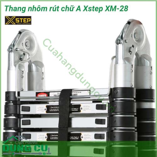 Thang nhôm rút chữ A Xstep XM-28 được sản xuất theo dây chuyền công nghệ hàng đầu của Mỹ, luôn đảm bào sự an toàn tối đa trong quá trình sử dụng để trèo cao. Một mẫu thang lý tưởng cho nhiều công việc khác nhau đảm bảo an toàn cho người sử dụng.