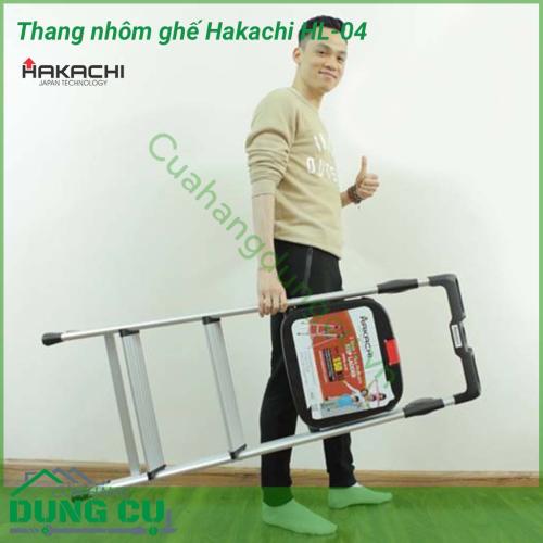 Thang nhôm gập Hakachi HL-04 là sản phẩm hữu dụng cho việc thao tác trong nhà và cả ngoài trời như lấy các vật dụng trên cao, sơn tường, vệ sinh cửa kính, sửa chữa bóng đèn,..... Dùng cho gia đình và văn phòng rất tiện lợi và hữu ích