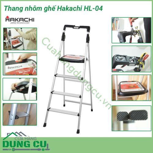 Thang nhôm gập Hakachi HL-04 là sản phẩm hữu dụng cho việc thao tác trong nhà và cả ngoài trời như lấy các vật dụng trên cao, sơn tường, vệ sinh cửa kính, sửa chữa bóng đèn,..... Dùng cho gia đình và văn phòng rất tiện lợi và hữu ích