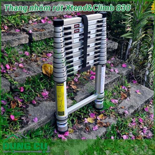 Thang nhôm rút Xtend&Climb 830 là sản phẩm cao cấp của thương hiệu Xtend&Climb, được sản xuất theo công nghệ hiện đại của Mỹ, rất hữu ích, tiện lợi cho gia đình, cơ quan, xí nghiệp, được nhiều người tin dùng