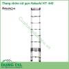 Thang nhôm trượt đa năng Hakachi HT - 440 tính năng linh hoạt, gọn nhẹ và tiện lợi của thang nhôm rút giúp bạn thực hiện các công việc sửa chữa, lau chùi, vệ sinh…trên cao một cách dễ dàng. Thiết kế kéo dài, rút gọn linh hoạt đơn giản