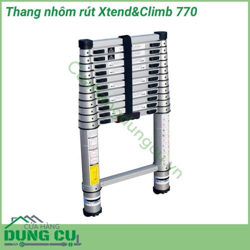 Thang nhôm rút Xtend&Climb 770 là sản phẩm cao cấp của thương hiệu Xtend&Climb, được sản xuất theo công nghệ hiện đại của Mỹ. Thang nhôm rút Xtend&Climb 770 được nhiều người tin dùng với chất lượng đảm bảo, tính tiện lợi, linh hoạt và giá cả hợp lý