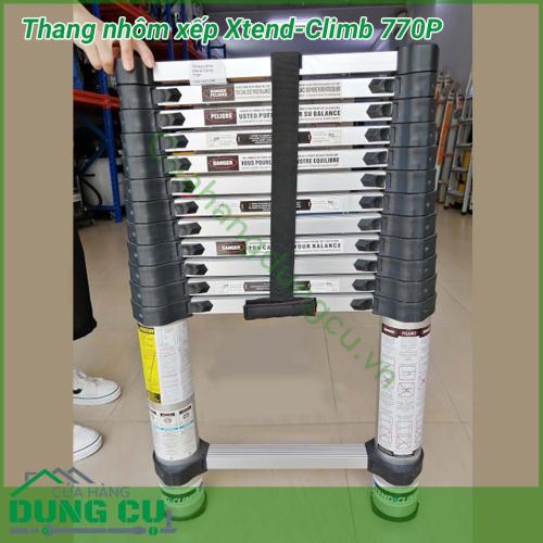 Thang nhôm xếp Xtend-Climb 770P là sản phẩm cao cấp của thương hiệu Xtend&Climb, được sản xuất theo công nghệ hiện đại của Mỹ. Thang nhôm rút Xtend&Climb 770 được nhiều người tin dùng với chất lượng đảm bảo, tính tiện lợi, linh hoạt và giá cả hợp lý.