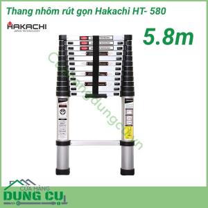 Thang nhôm rút đơn Hakachi HT-580