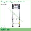 Thang nhôm rút gọn Hakachi HT- 410 thiết kế kiểu dáng hiện đại, Kết cấu thang chắc chắn và độ bền cao, Thang được sử dụng rộng rãi trong gia đình, cửa hàng, siêu thị, khách sạn, văn phòng,…