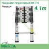 Thang nhôm rút gọn Hakachi HT- 410 thiết kế kiểu dáng hiện đại, Kết cấu thang chắc chắn và độ bền cao, Thang được sử dụng rộng rãi trong gia đình, cửa hàng, siêu thị, khách sạn, văn phòng,…