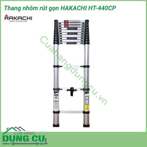 Thang nhôm rút gọn HAKACHI HT-440CP là dòng thang được nhiều khách hàng yêu thích và lựa chọn hiện nay bởi tính tiện dụng cũng như chất lượng đảm bảo, thiết kế bắt mắt và giá cả phải chăng.