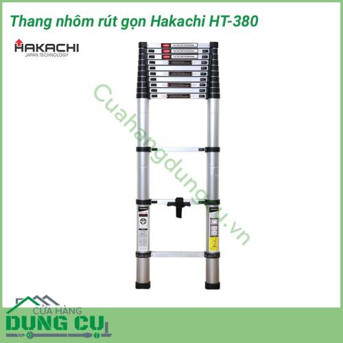 Thang nhôm xếp đơn Hakachi HT-380 là sản phẩm hữu dụng cho việc thao tác trong nhà và cả ngoài trời như lấy các vật dụng trên cao, sơn tường, vệ sinh cửa kính, sửa chữa bóng đèn,.....Sản phẩm thích hợp trong gia đình, văn phòng, công trường, ...