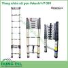 Thang nhôm xếp đơn Hakachi HT-380 là sản phẩm hữu dụng cho việc thao tác trong nhà và cả ngoài trời như lấy các vật dụng trên cao, sơn tường, vệ sinh cửa kính, sửa chữa bóng đèn,.....Sản phẩm thích hợp trong gia đình, văn phòng, công trường, ...