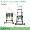 Thang nhôm rút chữ A Hakachi HM-14CP là vật dụng thông minh với thiết kế gọn nhẹ, tiện dụng và trở thành sản phẩm cần thiết trong ngôi nhà của chúng ta. Là sản phẩm đa năng, thuận tiện nhất, phụ nữ cũng sử dụng dễ dàng. 