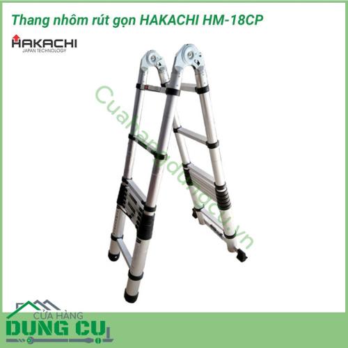 Thang nhôm xếp đôi Hakachi HM-18CP là sản phẩm hữu dụng cho việc thao tác trong nhà và cả ngoài trời như lấy các vật dụng trên cao, sơn tường, vệ sinh cửa kính, sửa chữa bóng đèn,…..