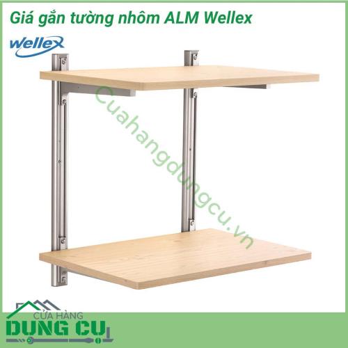 Giá gắn tường nhôm ALM Wellex đa năng được sản xuất từ chất liệu nhôm bền đẹp, chắc chắn. Vật liệu cứng cáp kết hợp cùng khả năng chịu lực tốt, giúp bạn treo quần áo an toàn, dễ dàng