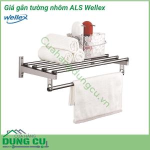Giá treo khăn gắn tường bằng nhôm ALS tiện dụng