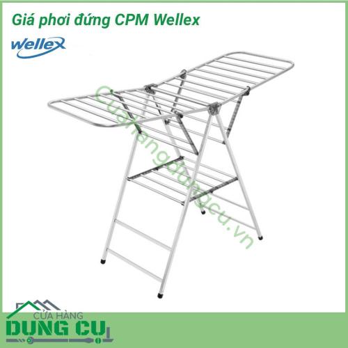 Giàn phơi đứng để sàn Wellex được sản xuất từ chất liệu thép không gỉ và nhựa Polycarbonate bền đẹp, chắc chắn. Vật liệu cứng cáp kết hợp cùng khả năng chịu lực tốt, giúp bạn treo quần áo an toàn, dễ dàng.