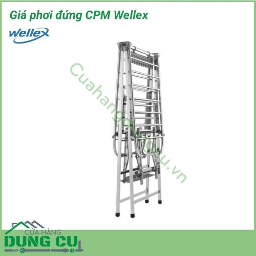 Giàn phơi đứng để sàn Wellex được sản xuất từ chất liệu thép không gỉ và nhựa Polycarbonate bền đẹp, chắc chắn. Vật liệu cứng cáp kết hợp cùng khả năng chịu lực tốt, giúp bạn treo quần áo an toàn, dễ dàng.