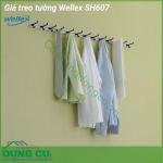 Móc treo quần áo gắn tường Wellex SH607