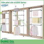Giàn phơi quần áo cửa sổ Wellex BSG
