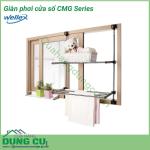 Giàn phơi thông minh gắn cửa sổ Wellex CMG