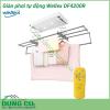 Giàn phơi tự động Wellex DF4200R cho phép nâng tối đa 30kg quần áo nặng chỉ bằng một nút bấm. Xử lý công việc phơi đồ của bạn mà không làm tốn quá nhiều công sức. 