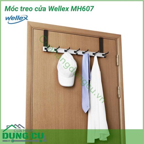 Móc treo quần áo sau cửa Wellex MH607 sản xuất từ chất liệu bền đẹp, chắc chắn. Chất liệu liệu cứng cáp kết hợp cùng khả năng chịu lực tốt, giúp bạn treo quần áo và các vật dụng gia đình được an toàn, dễ dàng.