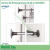 Kệ inox Wellex để đồ không khoan 60-80 cm BSS4040 sử dụng cho các không gian trống như trong tủ, tường âm, giữa các bức vách.