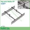 Móc kẹp quần áo Wellex PP được làm từ chất liệu nhựa polycarbonate chắc chắn, tuyệt đối không làm hư hại quần áo. Móc kẹp Wellex PP với kiểu dáng kẹp tiện dụng, gọn nhẹ, cho bạn phơi được thật nhiều đồ mong muốn, tiết kiệm diện tích, dễ dàng lưu trữ.