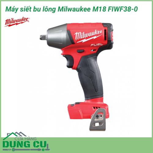 Máy siết bu lông Milwaukee M18 FIWF38-0 Công suất vượt trội cùng thời gian vận hành lâu dài mang tới hiệu quả cao trong những yêu cầu thi công khối lượng lớn với tần suất liên tục.