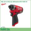 Máy vặn vít thủy lực Milwaukee M12 FQID-0C là dòng sản phẩm cao cấp dùng pin 12V mới nhất của thương hiệu Milwaukee. Đây là sản phẩm chuyên dụng cho công việc sữa chữa, chế tác... chuyên nghiệp, cần di chuyển nhiều hoặc làm việc trên cao