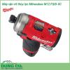 Máy vặn vít thủy lực Milwaukee M12 FQID-0C là dòng sản phẩm cao cấp dùng pin 12V mới nhất của thương hiệu Milwaukee. Đây là sản phẩm chuyên dụng cho công việc sữa chữa, chế tác... chuyên nghiệp, cần di chuyển nhiều hoặc làm việc trên cao