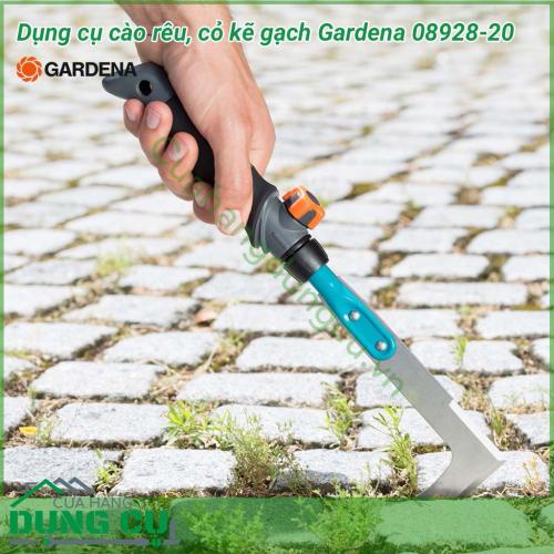 Dụng cụ làm cỏ, rêu, kẽ sân Gardena 08928-20 giúp bạn làm sạch cỏ sân, cỏ vườn, các loại cỏ bám ở kẽ sân, tường một cách dễ dàng. Với thiết kế hiện đại, kiểu dáng sang trọng, màu sắc tươi tắn, sản phẩm làm vườn tốt nhất dành cho khu vườn của bạn