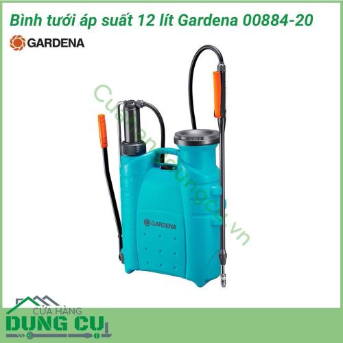 Bình tưới cây đeo vai 12L Gardena 00884-20 là một bình phun tưới tiện lợi có thể tích lên tới 12 lít để sử dụng trong các khu vườn lớn hoặc các khu vực của một ngôi nhà để chăm sóc cây và trong vườn, nơi cần một lượng nước lớn.