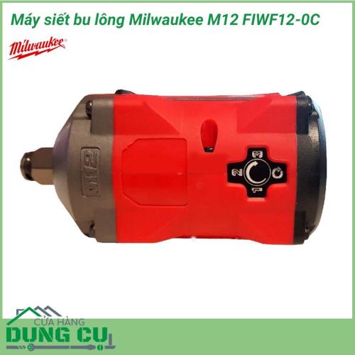 Máy siết bu lông Milwaukee M12 FIWF12-0C có thể loại bỏ ngay cả các bu-lông, ốc vít cứng đầu nhất nên được rất nhiều chuyên gia, thợ lành nghề thích và lựa chọn. là sự lựa chọn tuyệt vời cho những thợ sửa chữa ô tô cơ giới, đảm bảo sự nhanh chóng, an toàn