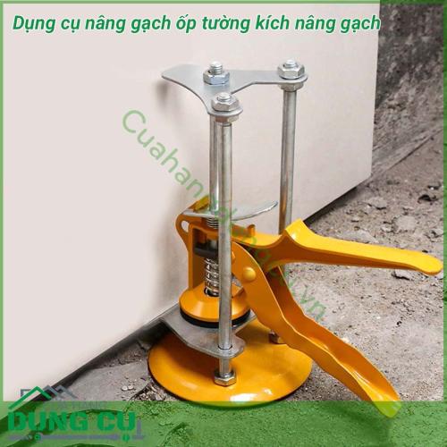 Kích kê gạch ốp tường là sản phẩm giúp người thợ ốp lát lấy được cos gạch ốp tường một cách chính xác nhất tay vì chống đỡ thủ công, với sản phẩm này tay chỉ việc bóp tay và kích gạch theo cốt chúng ta mong muốn